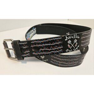 Genuine Leather Volcom Belt & Buckle Multi Color Art Desgin By( Ha ) Men's 31-37
